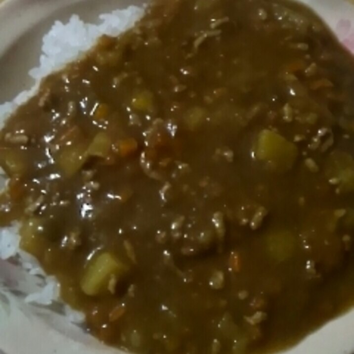 圧力鍋使用☆野菜たっぷりのひき肉カレー